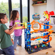 View Hot Wheels City Ultimate Garage Playset with 2 Die-Cast Cars, Storage for 50+ Cars Child Age 4-8 image 2