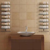 27 Bottle Wall Mounted Wine Rack, Vertical Wine Storage Organizer for Home Bar, Kitchen and Dining Room