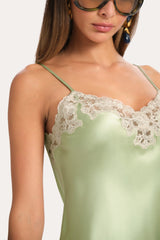 Bria Silk Lace Slip Dress
