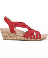 Women's Strappy Wedge Sandals, Open Toe Platform Summer Shoes for Casual and Dress Wear