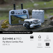 View DJI Mini 4 Pro Fly More Combo with DJI RC 2 Controller image 1