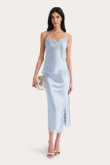 Brooke Silk Charmeuse Lace Trim Cami