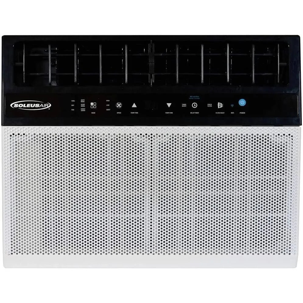 Soleus Air 8,000 BTU Hybrid (saddle) Window Air Conditioner with WiFi - 8,000 BTU (White)