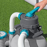 2,200 GPH Sand Filter Pump for Above Ground Pools, High Flow Swimming Pool Filtration System