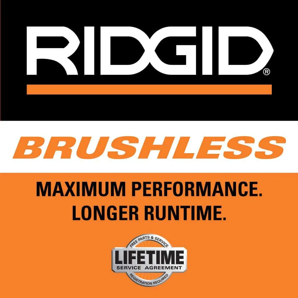 RIDGID 18V Brushless Cordless 4-1/2 in. Paddle Switch Angle Grinder with (2) 4.0 Ah Batteries, Charger, and Bag R86047B-AC93044SBN