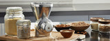 All Metal Grain Mill Attachment, Adjustable Grain Grinder Accessory for Stand Mixers, Wheat, Flour & Cereal Grinding