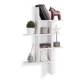 Cantilever Floating Wall Shelf, Modern Decorative Display Shelf for Living Room, Bedroom and Home Storage