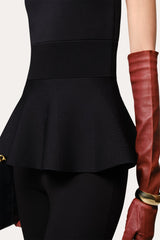 Siena Milano Sculpt Peplum Top