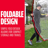 Baseball Rebounder and Pitchback Trainer Net, Practice Equipment for Throwing, Fielding and Hitting