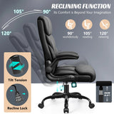 Ergonomic Big and Tall Executive Office Chair, High Back Computer Desk Chair for Home Office and Workspace