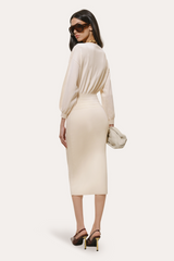 Yara Milano Knit Midi Dress