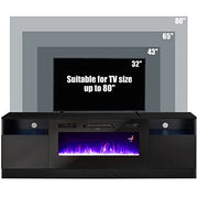 View Fireplace TV Stand with 36" Electric Fireplace, LED Light Entertainment Center image 5
