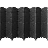 Tall Folding Room Divider Screen, Portable Privacy Partition Wall Panel for Bedroom, Living Room and Office