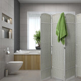 Tall Folding Room Divider Screen, Portable Privacy Partition Wall Panel for Bedroom, Living Room and Office