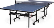View Inside Professional MDF Indoor Ping Pong Table with Quick Clamp Table Tennis Net and Post Set - 10 Minute Easy Assembly - Tournament Quality - Foldable with Single Player Playback Mode image 2