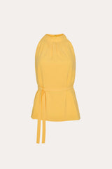 Amina Fluid Crepe Halter Top