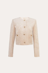Cropped Corduroy Jacket