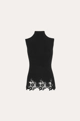 Mock Lace Sweater