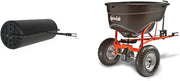 View 18" x 48" Tow Behind Poly Lawn Roller 550 lbs Weight with Water, Poly Drum and Steel Frame, with Plug. Designed for Lawn and Garden Tractors image 1