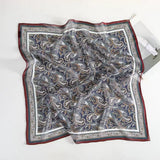 BOFAN 100% Mulberry Silk Square Scarf for Women, 68 × 68 cm
