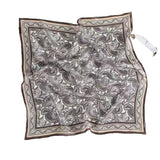 BOFAN 100% Mulberry Silk Square Scarf for Women, 68 × 68 cm