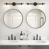 Modern Round Bathroom Vanity Mirror, Wall Mounted Circular Mirror for Bathroom, Bedroom and Home Decor