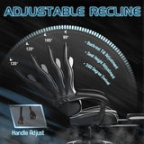 Ergonomic Gaming Chair with Footrest and Massage Support, Reclining Computer Chair for Gaming Room and Home Office