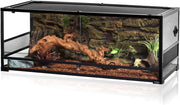 View REPTI ZOO 67 Gallon Reptile Terrarium, Sliding Glass Doors, 48"x18"x18" image 1
