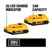 View 20V MAX 10-Tool Combo Kit DCK1020D2 with Batteries & Charger image 3