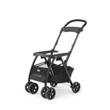 Lightweight Infant Car Seat Caddy Frame Stroller, Portable Baby Carrier Stroller Frame with Easy Fold Design