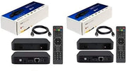 View {Package of 2 } IPTV Box + in Built WiFi + HDMI Cable + Remote + Power Adapter image 1
