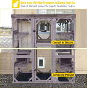 View Catio Outdoor Cat Enclosure - Large Walk-In Kitty Cage image 2