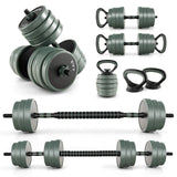 92 LBS Adjustable Dumbbell Set, Free Weight Set with Connector