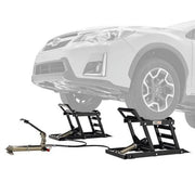 View Black Widow Hydraulic Car Lift with Ramp - 3,000 lb. per pair Capacity image 1