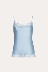 Brooke Silk Charmeuse Lace Trim Cami