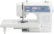 View Brother Sewing and Quilting Machine, Computerized, 165 Built-in Stitches, LCD Display, Wide Table, 8 Included Presser Feet, White, 20x12x17 image 2