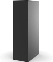 View STAPLES 4-Drawer File Cabinet, Lockable, Black, 25"D x 15"W image 6