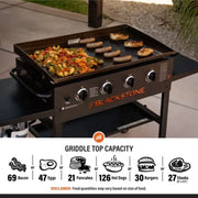 View Blackstone 4-Burner 36" Griddle Cooking Station with Side Shelves image 5