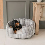 High Wall Bed For Dogs in Balmoral Tweed – Natural Tweed, Without Personalization pour la maison et le jardin