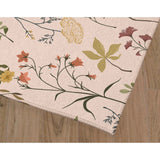 Fall Botanical Floral Kitchen Mat, Decorative Anti Fatigue Non Slip Floor Rug for Kitchen and Home Decor