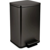 13.2 Gallon Step Trash Can, Hands-Free Kitchen Garbage Bin with Odor Control