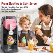 View Slushie Machine: No Ice Needed All-in-One Slushy Maker for Home, Real-Time Temp Display, Auto-Clean, 6 Preset | Frozen Margaritas, Cocktails, Frapp茅s, Ice Cream, Smoothies, Milkshakes,Summer Parties image 2