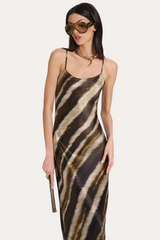 Lyra Silk Charmeuse Bias Dress