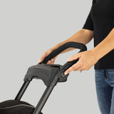 Lightweight Infant Car Seat Caddy Frame Stroller, Portable Baby Carrier Stroller Frame with Easy Fold Design