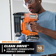 View 18V Brushless Cordless Nailer Combo Kit with Brad & Finish Nailers, Battery & Charger image 4