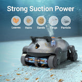 Cordless Robotic Pool Cleaner, Automatic Wall Climbing Pool Vacuum for Swimming Pool Cleaning