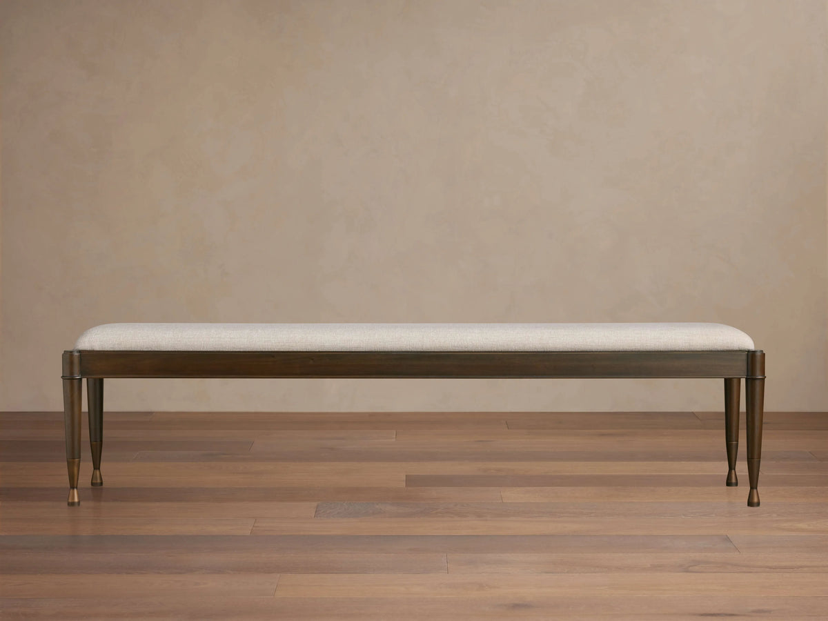 Laurent Bench – TOLLIVER CREAM, BAHASA BROWN pour atelier