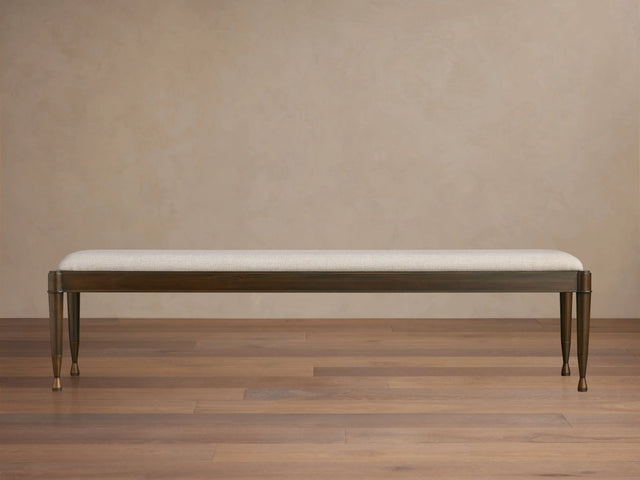 Laurent Bench – TOLLIVER CREAM, BAHASA BROWN pour atelier