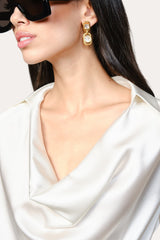 Silk Draped Top