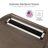 50 Gallon Rain Barrel with Brass Spigot, Large Outdoor Rainwater Collection and Storage Container for Garden
